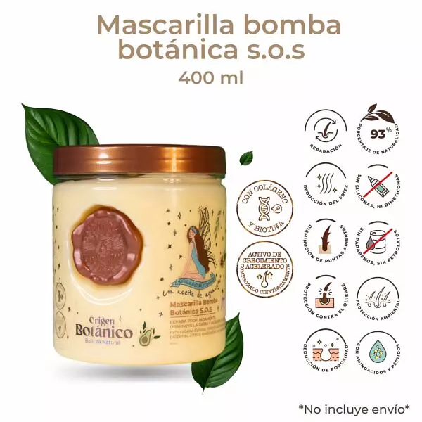 Mascarilla Bomba Botanica Sos