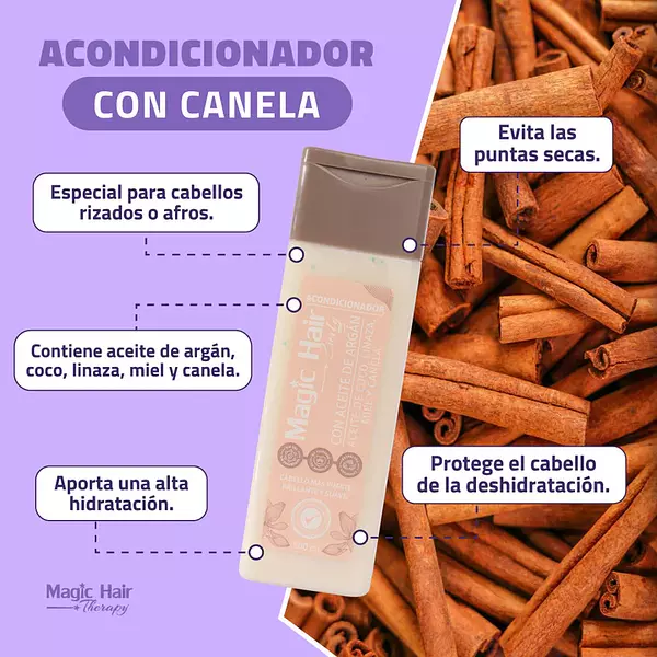 Acondicionador Con Aceite De Argan Curly Magic Hair