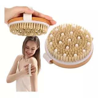 Cepillo Exfoliante Masajeador Redondo