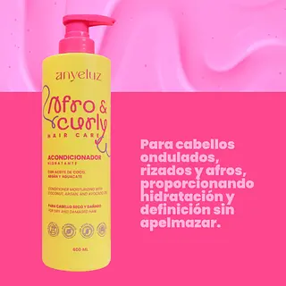 Acondicionador Hidratante Afro Y Curly