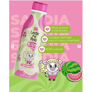 Shampoo Rizos Kids Leche Pal Pelo