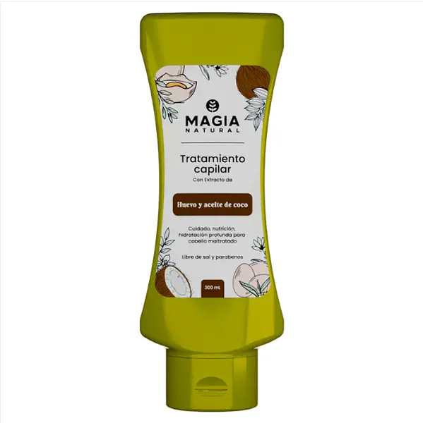 Tratamiento Capilar Con Huevo Y Aceite De Coco Magia Natural