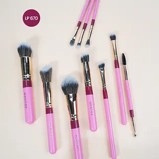 Kit De Brochas Fluffy X 10 Piezas Lp670 Montoc