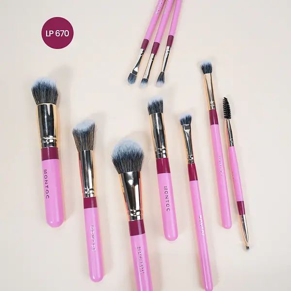 Kit De Brochas Fluffy X 10 Piezas Lp670 Montoc