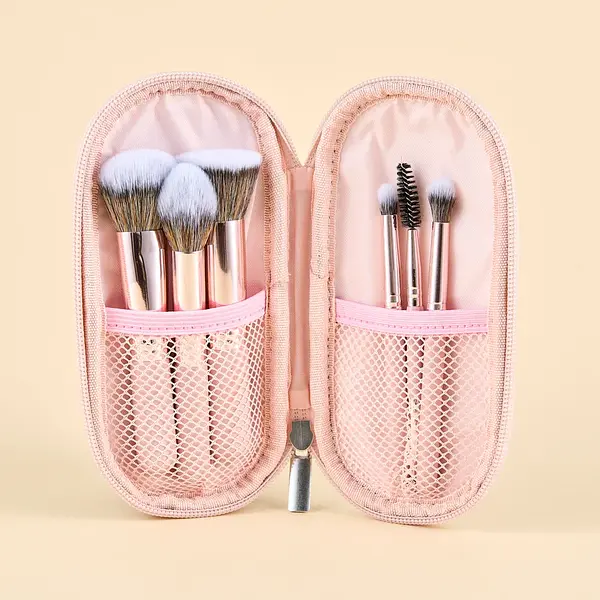 Kit De Brochas Pink Travel X6 Atenea