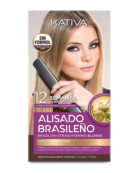 Alisado Brasileño Kativa Blonde