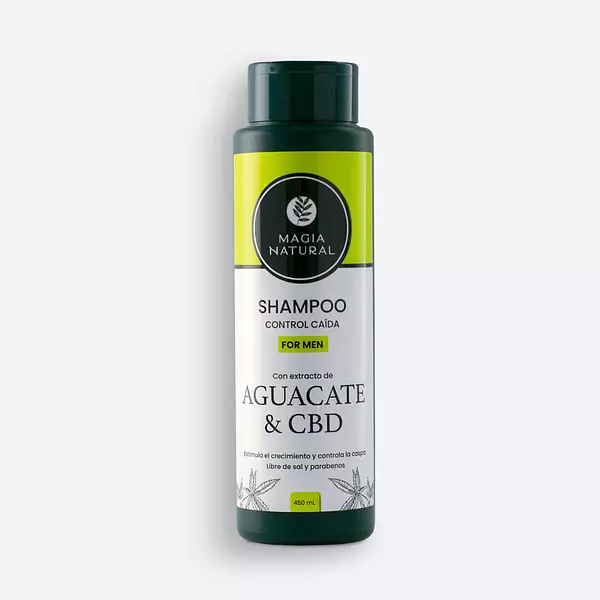 Shampoo Anticaída Con Aguacate Y Cbd Magia Natural